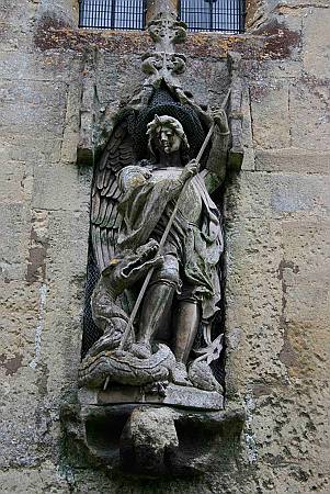 Melksham - Tower Carving